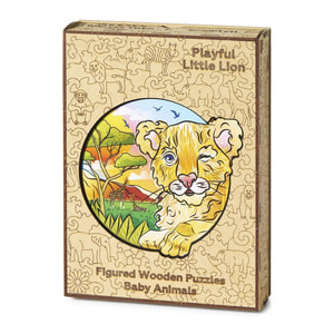 Игрушка Пазлы Тигруля 25 х 22 см дерево 1 шт