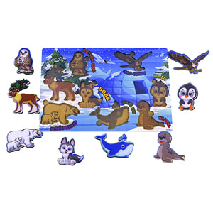 Игрушка Пазлы настольные в ассортименте №2 дерево 34 см х 22 см 1 шт