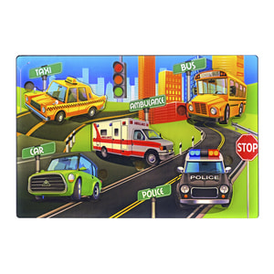 Игрушка Пазлы настольные в ассортименте №4 дерево 34 см х 22 см 1 шт