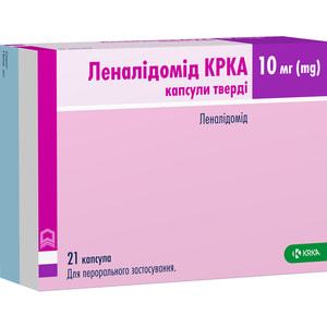 Леналідомід КРКА капс. тверді 10мг №21