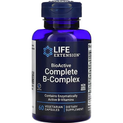 Б-комплекс витаминов LIFE EXTENSION (Лайф Экстэншн) BioActive B-Complex биоактивный капсулы 60 шт