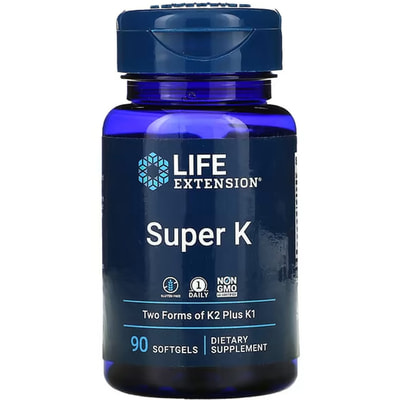 Витамин К LIFE EXTENSION (Лайф Экстэншн) Super K капсулы 90 шт