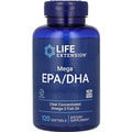 Рыбий жир мега EPA DHA LIFE EXTENSION (Лайф Экстэншн) Mega EPA/DHA капсулы флакон 120 шт