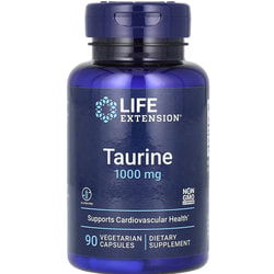 Таурин LIFE EXTENSION (Лайф Экстэншн) Taurine 1000 мг капсулы флакон 90 шт