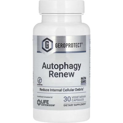 Формула довголіття LIFE EXTENSION (Лайф Екстеншн) GeroProtect, Autophagy Renew відновлення аутофагії капсули 30 шт