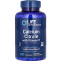 Кальцію цитрат з вітаміном Д LIFE EXTENSION (Лайф Екстеншн) Calcium Citrate with Vitamin D капсули флакон 200 шт