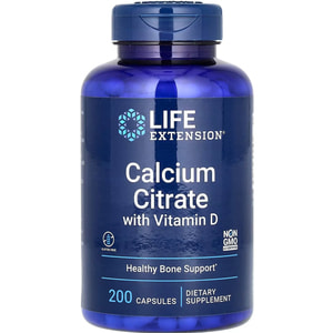 Кальция цитрат с витамином Д LIFE EXTENSION (Лайф Экстэншн) Calcium Citrate with Vitamin D капсулы флакон 200 шт