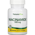 Ниацинамид NATURES PLUS (Натурес плюс) Niacinamide 500 мг таблетки флакон 90 шт