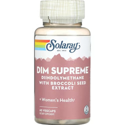 DIM комплекс (диіндолілметан) SOLARAY (Солорай) DIM Supreme капсули флакон 60 шт