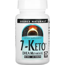 7 кето ДГЕА метаболит SOURCE NATURALS (Сорс Нейчералс) 7-Keto DHEA Metabolite таблетки 50 мг флакон 60 шт