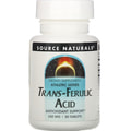 Транс-феруловая кислота SOURCE NATURALS (Сорс Нейчералс) Trans-Ferulic Acid 250 мг таблетки флакон 30 шт