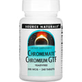 Хром SOURCE NATURALS (Сорс Нейчералс) Chromemate Chromium GTF 200 мкг таблетки флакон 240 шт