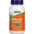 Черника для зрения NOW (Нау) Bilberry Complex комплекс капсулы 100 шт