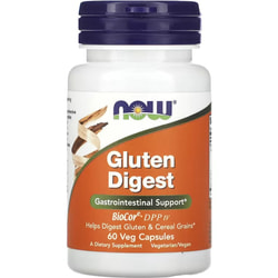 Ферменти для перетравлення глютену NOW (Нау) Gluten Digest капсули флакон 60 шт