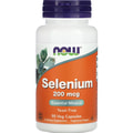 Селен без дріжджів NOW (Нау) Selenium 200 mcg капсули по 200 мкг флакон 90 шт