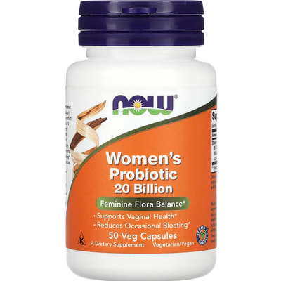 Пробиотик для женщин NOW (Нау) Woman's Probiotic 20 млрд КОЕ капсулы флакон 50 шт