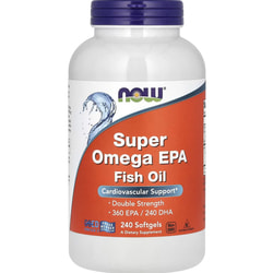 Омега Супер NOW (Нау) Super Omega EPA 360 ЕПК /240 ДГКкапсулы желатиновые флакон 240 шт