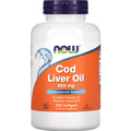 Риб'ячий жир з печінки тріски NOW (Нау) Cod Liver Oil 650 мг капсули флакон 250 шт