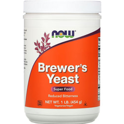 Дрожжи пивные NOW (Нау) Brewer's Yeast порошок 454 г