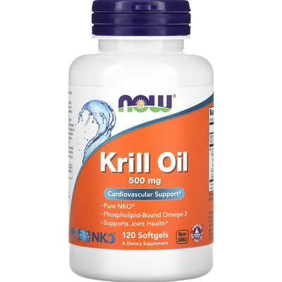 Масло криля Neptune NOW (Нау) Krill Oil 500 мг капсулы флакон 120 шт