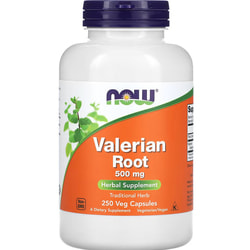 Валерианы корень NOW (Нау) Valerian Root капсулы по 500 мг флакон 250 шт