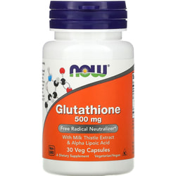 Глутатион NOW (Нау) Glutathione 500 мг капсулы флакон 30 шт