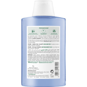 Шампунь для волос KLORANE (Клоран) с волокнами льна для придания обьема тонким волосам Био 200 мл