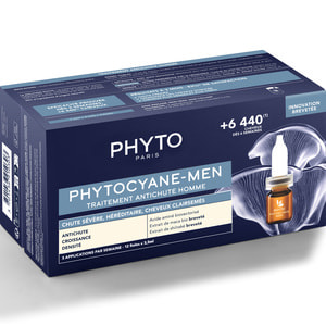 Засіб проти випадіння волосся PHYTO (Фіто) Фітоциан Мен для чоловіків в ампулах по 3,5 мл 12 шт