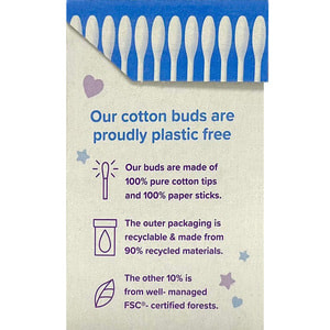 Палочки ватные JOHNSON'S BABY (Джонсон Бэби) детские пачка 100 шт