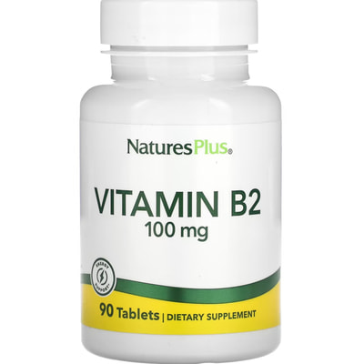 Витамин B2 Рибофлавин NATURES PLUS (Натурес плюс) Vitamin B2 таблетки флакон 90 шт