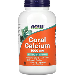 Кальций коралловый NOW (Нау) Coral Calcium 1000 мг капсулы флакон 250 шт