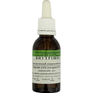 Лимфомин капли гомеопатические флакон с капельницей 30 г (РВВ) АМА