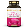 Витамины NOVEL (Новел) Hair, Skin and Nails + Biotin Волосы, кожи и ногти таблетки жевательные флакон 60 шт