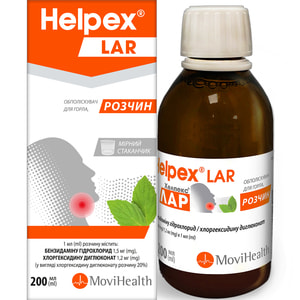 Хелпекс Лар ополіскувач д/горла р-н пляш. 200мл