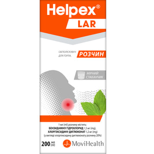 Хелпекс Лар ополіскувач д/горла р-н пляш. 200мл