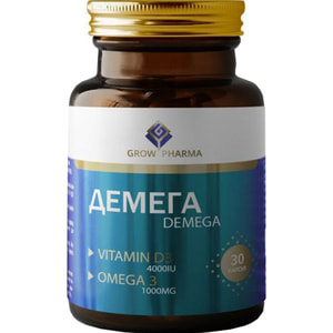 Демега капсули м'які желатинові для поліпшення роботи серцево-судинної, імунної, нервової, ендокринної, репродуктивної упаковка 30 шт