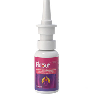 Флюаут спрей для носа с коллоидным серебром и экстрактом цикламена флакон 15 мл Solution Pharm