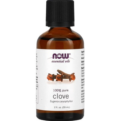 Олія гвоздики NOW (Нау) Clove Essential Oils ефірна 59 мл