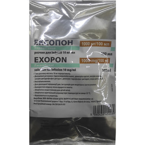 Ексопон р-н д/інф. 10мг/мл конт. 100мл №12