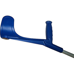 Костыль (милиця) подлокотный OSSENBERG (Оссенберг) с мягкой ручкой цвет синий модель Klassiker 220DSKBI