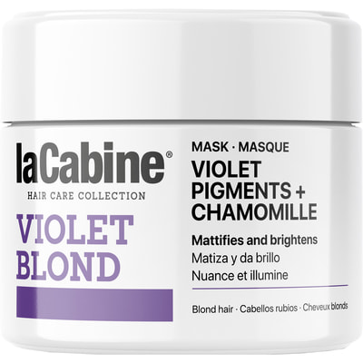 Маска для светлых волос LA CABINE (ЛаКабин) Violet blond с фиолетовыми пигментами 250 мл