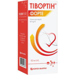 Тивортин Форте р-р д/инф. 84мг/мл бут. 100мл
