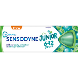 Зубная паста детская SENSODYNE (Сенсодин) Pronamel (Пронамель) Джуниор от 6 до 12 лет вкус мятной жвачки 50 мл