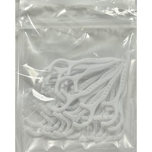 Набор пластиковых зубочисток GREENWICH (Гринвич) TTH05 с зубной нитью с стойким ароматом натуральной мяты 30 шт