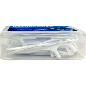 Набор пластиковых зубочисток GREENWICH (Гринвич) Tooth Picks TTH02 с зубной нитью острый кончик 50 шт