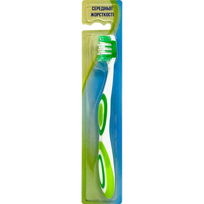 Зубная щетка GREENWICH (Гринвич) Universal toothbrush KLL042 универсальная средней жесткости 1 шт