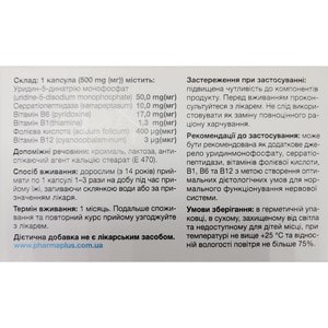 Синалонил капсулы способствует активизации собственных восстановительных процессов в поврежденных нервных клетках 4 блистера по 10 шт