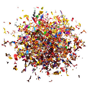 Игрушка FOR FUN (Фор Фан) Хлопушка пневматическая 20 см резаная фольга