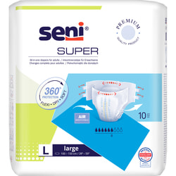 Підгузки для дорослих Seni (Сені) Super Large (Супер Ладж) AIR розмір L/3 10 шт