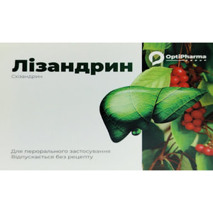 Лізандрин капсули джерело схізандріну 3 блістери по 10 шт